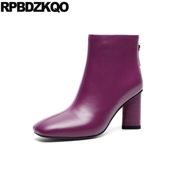 boots shoes short autumn chunky block square toe fall genuine leather high heel designer ankle women winter 2021 purple custom, Black
boots shoes short autumn chunky block square toe fall genuine leather high heel designer ankle women winter 2021 purple custom, Black