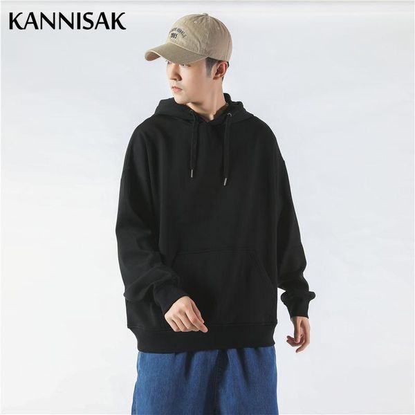 men's hoodies & sweatshirts kannisak autumn winter men long sleeve solid harajuku hooded hoodie oversize loose thick warm outerwear, Black
men's hoodies & sweatshirts kannisak autumn winter men long sleeve solid harajuku hooded hoodie oversize loose thick warm outerwear, Black