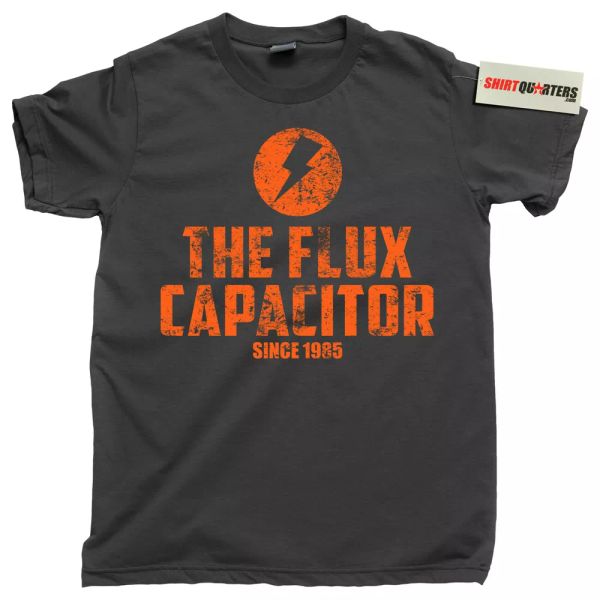 back to the future flux capacitor 88 mph 1.21 gigawatts time machine tee t shirt, White;black 
back to the future flux capacitor 88 mph 1.21 gigawatts time machine tee t shirt, White;black