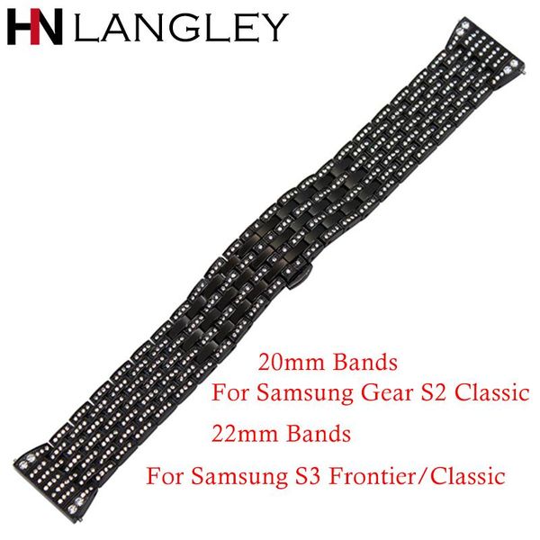 watch bands 20mm 22mm stainless steel watchband for samsung gear s3 s2 classic frontier crystal rhinestone diamond quick release band, Black;brown
watch bands 20mm 22mm stainless steel watchband for samsung gear s3 s2 classic frontier crystal rhinestone diamond quick release band, Black;brown
