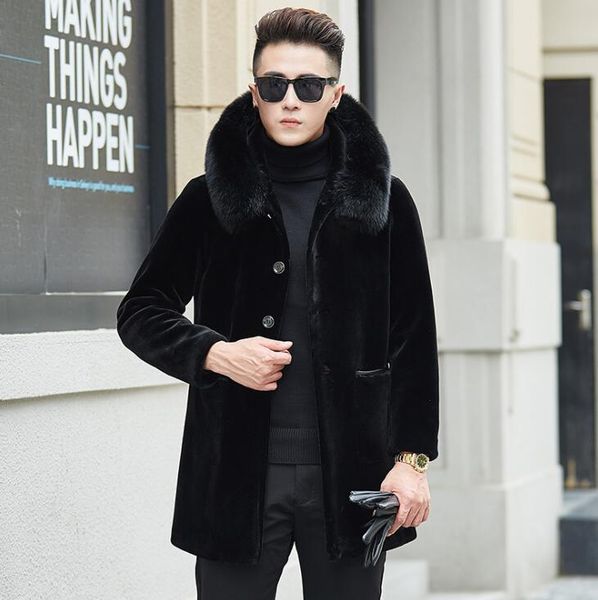 men's fur & faux mink leather jacket mens warm big collar coat men loose jackets winter autumn thicken hooded black
men's fur & faux mink leather jacket mens warm big collar coat men loose jackets winter autumn thicken hooded black