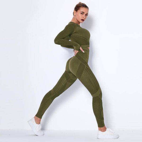 yoga outfit women seamless set gym fitness leggings hollow out cropped shirts sport suit long sleeve tracksuit sets
yoga outfit women seamless set gym fitness leggings hollow out cropped shirts sport suit long sleeve tracksuit sets