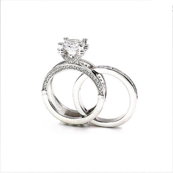 wedding rings gorgeous ring multilayer real 925 sterling silver with zircon brilliant cut protective rhodium plating for women girl, Slivery;golden
wedding rings gorgeous ring multilayer real 925 sterling silver with zircon brilliant cut protective rhodium plating for women girl, Slivery;golden