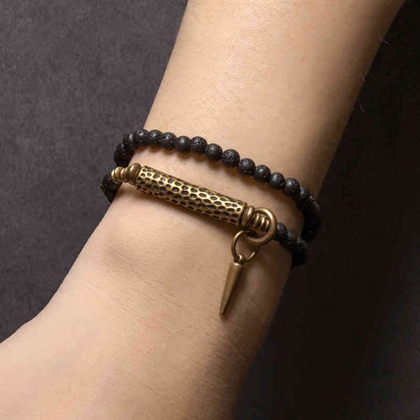 flower design volcanic stone bracelet female hand simple personality multi-layer string fashion men's jewelry, Golden;silver
flower design volcanic stone bracelet female hand simple personality multi-layer string fashion men's jewelry, Golden;silver