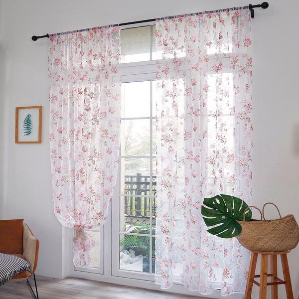 simple pastoral window curtains sheer voile tulle for bedroom living room balcony kitchen printed peach flower pattern curtain & drapes
simple pastoral window curtains sheer voile tulle for bedroom living room balcony kitchen printed peach flower pattern curtain & drapes