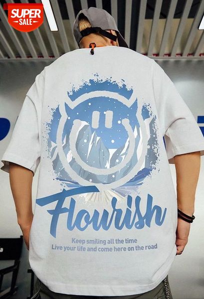 smiling face plus size t-shirt male short-sleeved cec hong kong style couple half-sleeved national tide hip-hop grimace brand 300 kg f #qy6u, White;black
smiling face plus size t-shirt male short-sleeved cec hong kong style couple half-sleeved national tide hip-hop grimace brand 300 kg f #qy6u, White;black