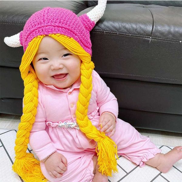 arrivals children baby girls longhorn hat hair pigtail braid wig cap winter knitted infant kids hats caps pography props 210713, Yellow
arrivals children baby girls longhorn hat hair pigtail braid wig cap winter knitted infant kids hats caps pography props 210713, Yellow
