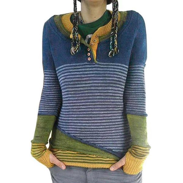 women's sweaters knitted striped pullovers pactchwork ladies jumper slim casual female buttons winter warm plus size s-5xl, White;black
women's sweaters knitted striped pullovers pactchwork ladies jumper slim casual female buttons winter warm plus size s-5xl, White;black