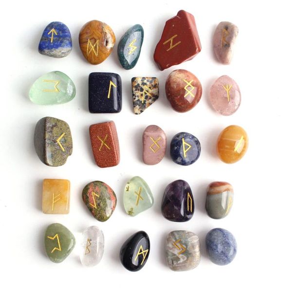 decorative objects & figurines 25pcs natural crystal mixed stone rune healing seven chakra reiki collection divination home decor energy soo
decorative objects & figurines 25pcs natural crystal mixed stone rune healing seven chakra reiki collection divination home decor energy soo