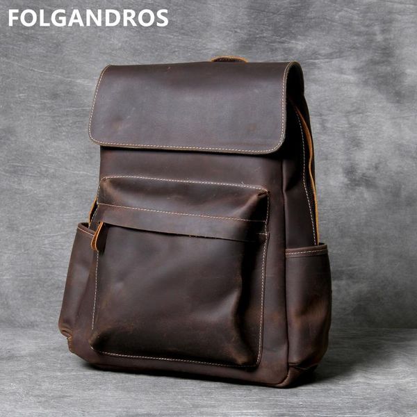 backpack men's handmade genuine leathe backpacks business versatile brand vintage cowhide school book bag bolsa
backpack men's handmade genuine leathe backpacks business versatile brand vintage cowhide school book bag bolsa