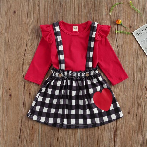 baby girl a-line skirt long sleeve ruffle shoulder shirts patchwork heart suspender half-dress 2pcs suit clothing sets, White
baby girl a-line skirt long sleeve ruffle shoulder shirts patchwork heart suspender half-dress 2pcs suit clothing sets, White