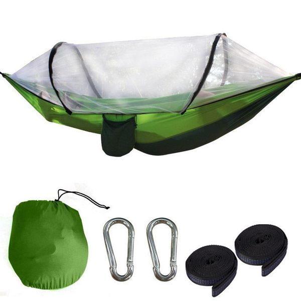 camping/garden hammock with mosquito net outdoor furniture 1-2 person portable hanging bed strength parachute fabric sleep swing camp
camping/garden hammock with mosquito net outdoor furniture 1-2 person portable hanging bed strength parachute fabric sleep swing camp