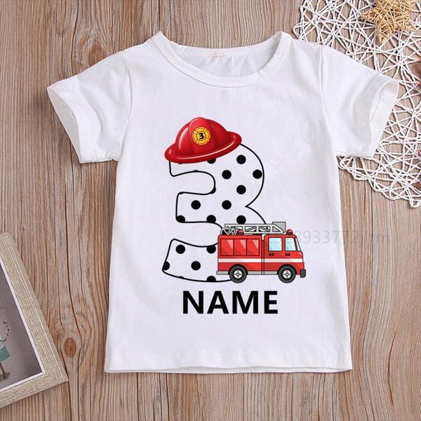 kids firefighter truck name numbers birthday t shirt children fireman happy boys girls baby top, Blue
kids firefighter truck name numbers birthday t shirt children fireman happy boys girls baby top, Blue