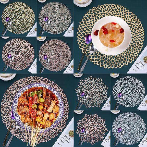mats & pads 1pc hollow pvc non-slip mat insulation bowl pad placemat heat resistant round coasters dining table kitchen accessories
mats & pads 1pc hollow pvc non-slip mat insulation bowl pad placemat heat resistant round coasters dining table kitchen accessories