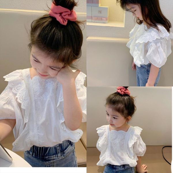 spring arrivals childrens sweet lace shirt summer girls cotton short sleeved 3 8 years old, White;black
spring arrivals childrens sweet lace shirt summer girls cotton short sleeved 3 8 years old, White;black