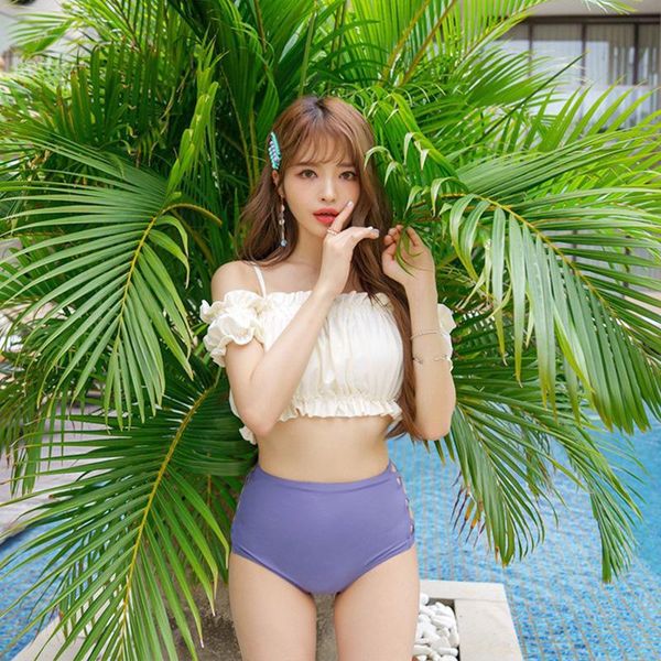 off shoulder high waist bikini set women padded biquini suit two pieces swimwear swimsuit quality beach 2021 women's, White;black
off shoulder high waist bikini set women padded biquini suit two pieces swimwear swimsuit quality beach 2021 women's, White;black
