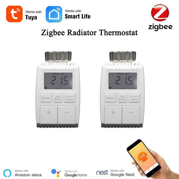 smart home control tuya zigbee radiator thermostat heater thermostatic wireless electric floor heating alexa compatible
smart home control tuya zigbee radiator thermostat heater thermostatic wireless electric floor heating alexa compatible