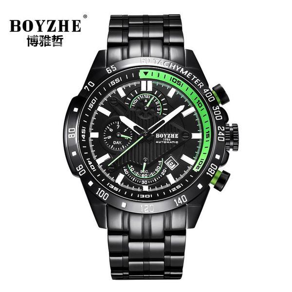wristwatches boyzhe automatic watches mens chronograph men watch mechanical sports male clock full steel relogio masculino, Slivery;brown
wristwatches boyzhe automatic watches mens chronograph men watch mechanical sports male clock full steel relogio masculino, Slivery;brown