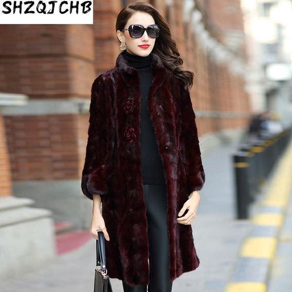 women's fur & faux jchb 2021 real coat women clothes female 100% mink jacket fashion vintage autumn winter coats and jackets hq18-xydm1, Black
women's fur & faux jchb 2021 real coat women clothes female 100% mink jacket fashion vintage autumn winter coats and jackets hq18-xydm1, Black