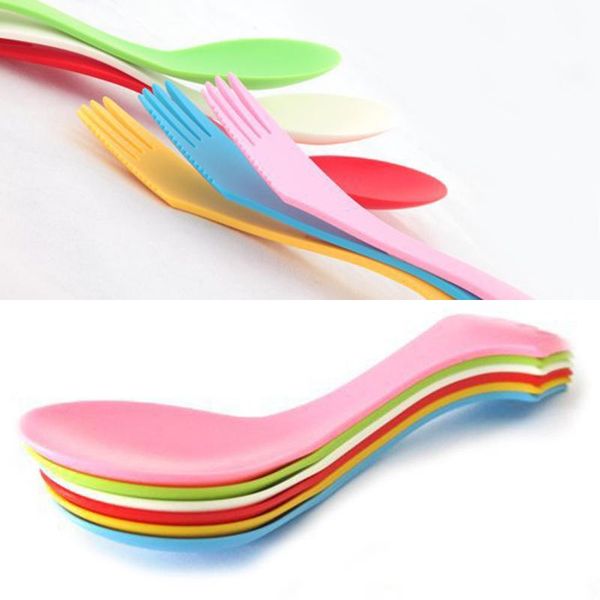 6pcs portable cutlery fork children kids travel dinnerware gifts plastic triple in one accessories forks
6pcs portable cutlery fork children kids travel dinnerware gifts plastic triple in one accessories forks