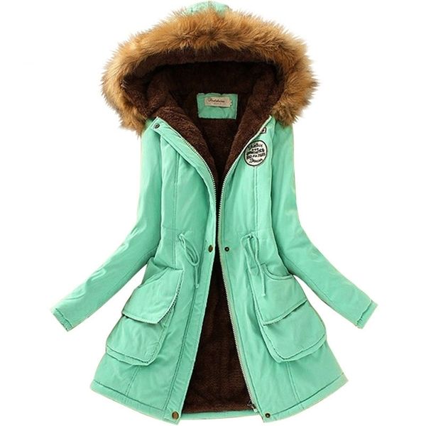 aonibeier parka women coats fashion autumn warm winter jackets lady fur collar long plus size hoodies cotton outwear 211221, Black
aonibeier parka women coats fashion autumn warm winter jackets lady fur collar long plus size hoodies cotton outwear 211221, Black