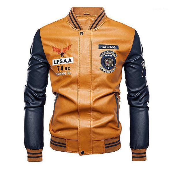 male slim fit motorcycle jacket bomber outerwear coat winter fashion men leather 2021 casual warm mens faux men's fur &, Black
male slim fit motorcycle jacket bomber outerwear coat winter fashion men leather 2021 casual warm mens faux men's fur &, Black