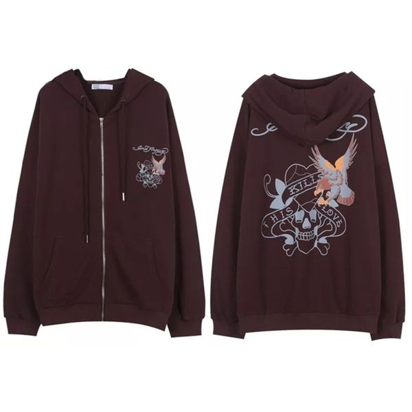 y2k sweatshirt winter jacket clothes brown zip sweatshirt oversized hoodie women's xl retro pocket long sleeve pullover goth 210809, Black
y2k sweatshirt winter jacket clothes brown zip sweatshirt oversized hoodie women's xl retro pocket long sleeve pullover goth 210809, Black