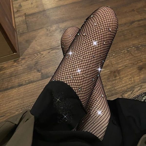 women high waist hollow out fishnet pantyhose shiny glitter rhinestone tights sheer mesh nylon stockings clubwear socks & hosiery, Black;white
women high waist hollow out fishnet pantyhose shiny glitter rhinestone tights sheer mesh nylon stockings clubwear socks & hosiery, Black;white