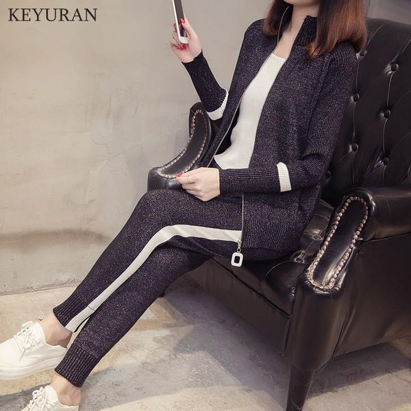 women's two piece pants autumn winter knitted tracksuit turtleneck cardigan sweatshirts casual women clothing 2 set knit pant sporting, White
women's two piece pants autumn winter knitted tracksuit turtleneck cardigan sweatshirts casual women clothing 2 set knit pant sporting, White