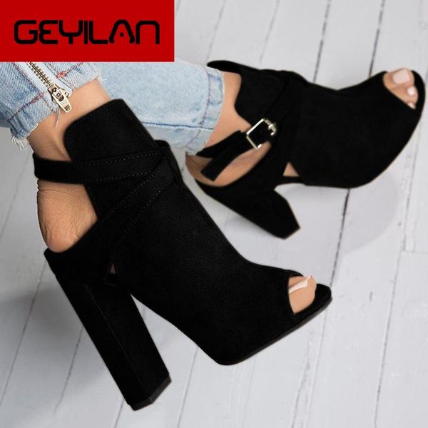women summer suede platform block 11.5cm high heels dress slingback sandals lady chunky pumps female open toe shoes, Black
women summer suede platform block 11.5cm high heels dress slingback sandals lady chunky pumps female open toe shoes, Black