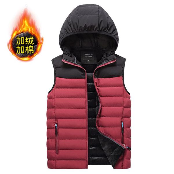 winter men fleece warm vest with many pockets autumn male casual thick multi pocket waistcoat hooded sleeveless jacket men's vests, Black;white
winter men fleece warm vest with many pockets autumn male casual thick multi pocket waistcoat hooded sleeveless jacket men's vests, Black;white
