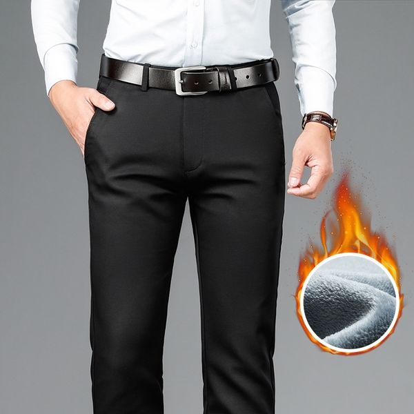 winter thickened plush business casual middle-aged dad's loose straight tube warm men's pants winter, Black
winter thickened plush business casual middle-aged dad's loose straight tube warm men's pants winter, Black