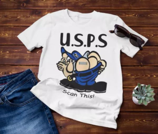 R1 USPS Scan This Postal Retirement Fast Safe Funny White TShirt S-6XL, White;black
R1 USPS Scan This Postal Retirement Fast Safe Funny White TShirt S-6XL, White;black