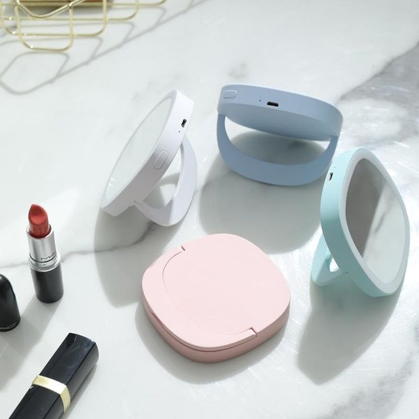 compact mirrors candy makeup mirror creative gift smart portable charging led light ins beauty
compact mirrors candy makeup mirror creative gift smart portable charging led light ins beauty