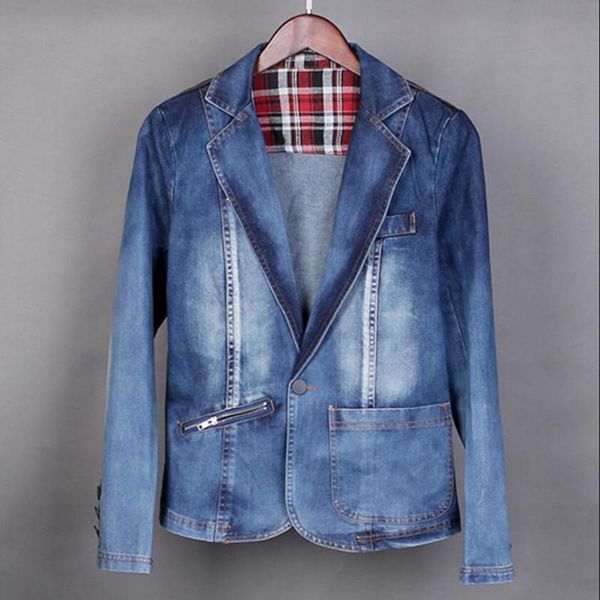 men's suits & blazers 2021 spring fashion mens blazer coats men trend jeans casual suit jean jacket slim fit denim, White;black
men's suits & blazers 2021 spring fashion mens blazer coats men trend jeans casual suit jean jacket slim fit denim, White;black