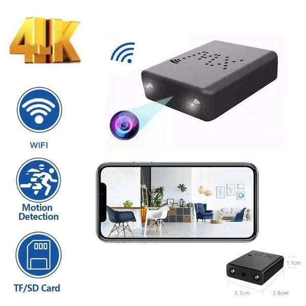 mini cameras 4k 1080p dv/ wifi camera micra cam night vision micro motion detection dvr remote viewing camcorder xd
mini cameras 4k 1080p dv/ wifi camera micra cam night vision micro motion detection dvr remote viewing camcorder xd