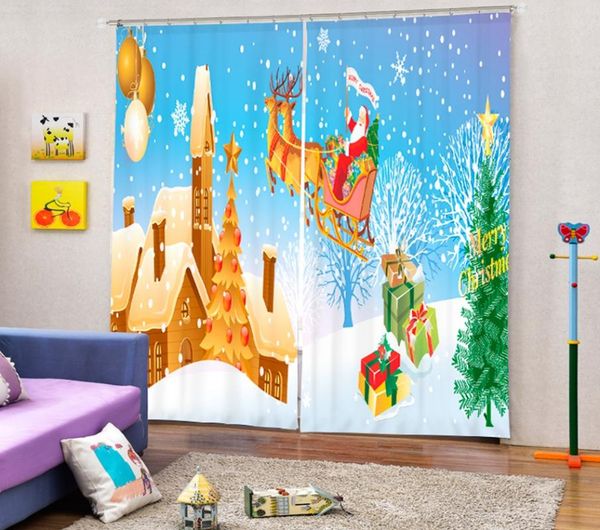 curtain & drapes babson snow castle 3d digital printing diy advanced custom po