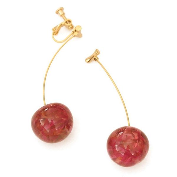 european and american pink dried flower cherry earrings cute fruit resin hypoallergenic fashion jewelry party favor
european and american pink dried flower cherry earrings cute fruit resin hypoallergenic fashion jewelry party favor