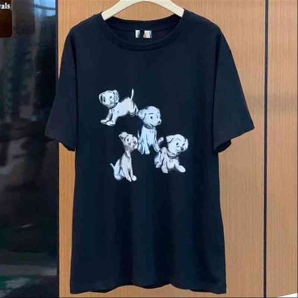 women's t-shirt ce saijia spring cute dog pattern loose print round neck cotton short sleeve t-shirt for men and women f6b9, White
women's t-shirt ce saijia spring cute dog pattern loose print round neck cotton short sleeve t-shirt for men and women f6b9, White