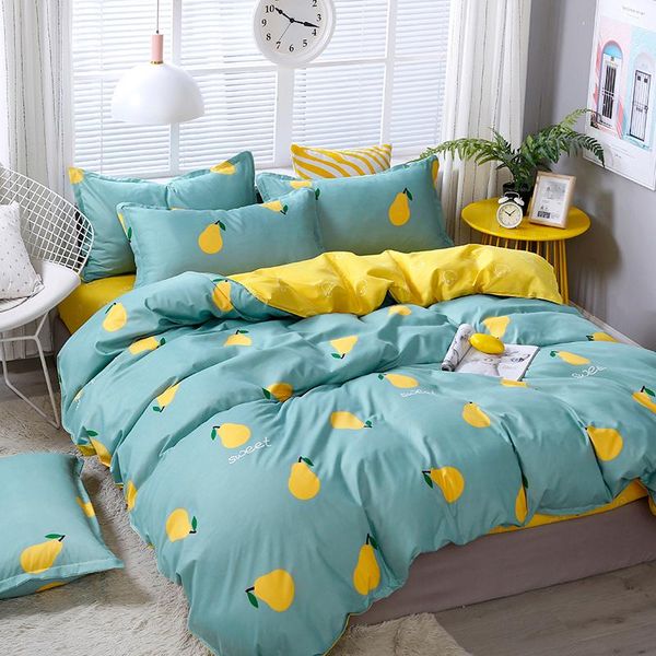 bedding sets yellow pear blue double sided luxury comforter set adultfashion modern king twin size bed linen duvet cover
bedding sets yellow pear blue double sided luxury comforter set adultfashion modern king twin size bed linen duvet cover