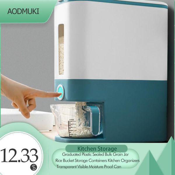 graduated plastic sealed bulk grain jar rice bucket storage containers kitchen organizers transparent visible moisture proof can bottles & j
graduated plastic sealed bulk grain jar rice bucket storage containers kitchen organizers transparent visible moisture proof can bottles & j