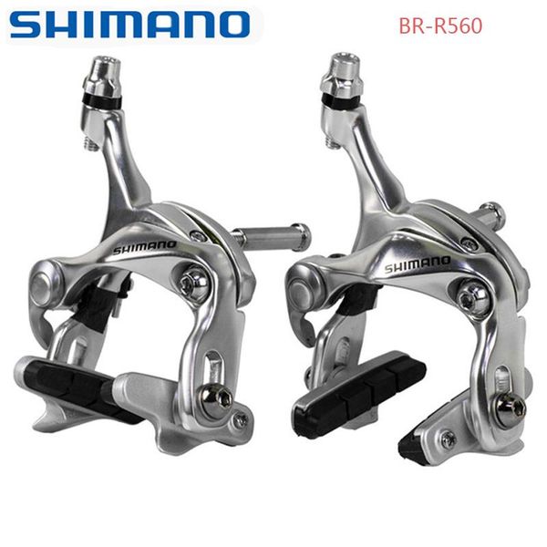 bike brakes br-r560 road bicycle cycling brake caliperscompatible front / rear pair r560 racing set silver
bike brakes br-r560 road bicycle cycling brake caliperscompatible front / rear pair r560 racing set silver