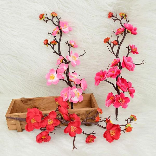 decorative flowers & wreaths cherry red plum blossom silk artificial plastic branch wedding party decoration home room table diy fake flower
decorative flowers & wreaths cherry red plum blossom silk artificial plastic branch wedding party decoration home room table diy fake flower