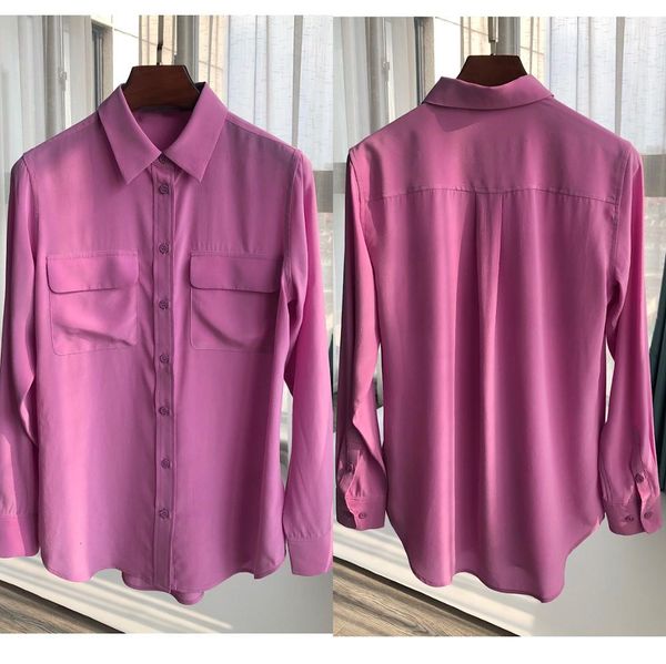 skirt simple lady sleeve double pockets female collar shirt 100% color silk, Black
skirt simple lady sleeve double pockets female collar shirt 100% color silk, Black
