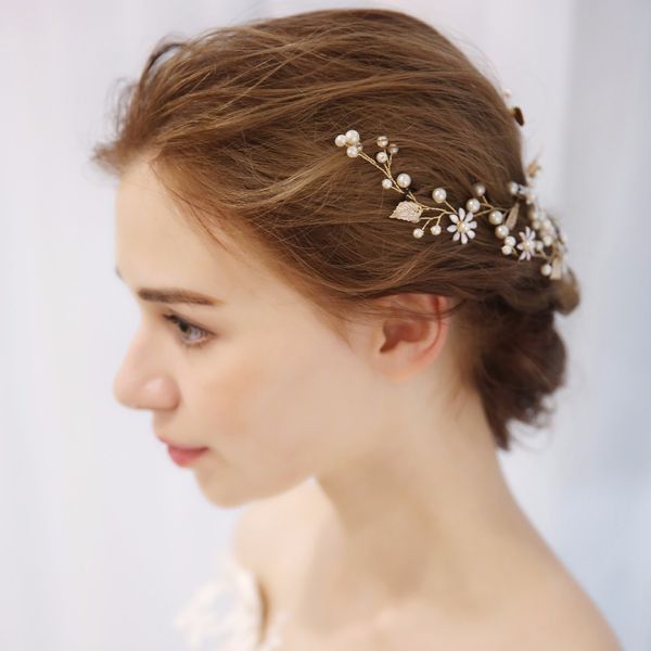 pearl rhinestone flower bride headband wedding hair jewelry gold leaf with rhinestone flower hair bands wedding hair ornamentsdio chan conta, White;golden
pearl rhinestone flower bride headband wedding hair jewelry gold leaf with rhinestone flower hair bands wedding hair ornamentsdio chan conta, White;golden