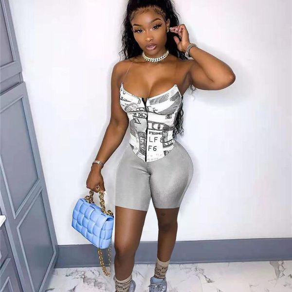 women's tracksuits hirigin 2021 streetwear tracksuit croset us dollar print crop and shorts matching two piece set vintage sweatsuit o, Gray
women's tracksuits hirigin 2021 streetwear tracksuit croset us dollar print crop and shorts matching two piece set vintage sweatsuit o, Gray