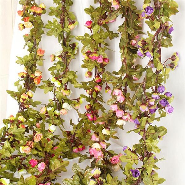 decorative flowers & wreaths artificial flower garland romantic rose hanging vine for wedding
decorative flowers & wreaths artificial flower garland romantic rose hanging vine for wedding