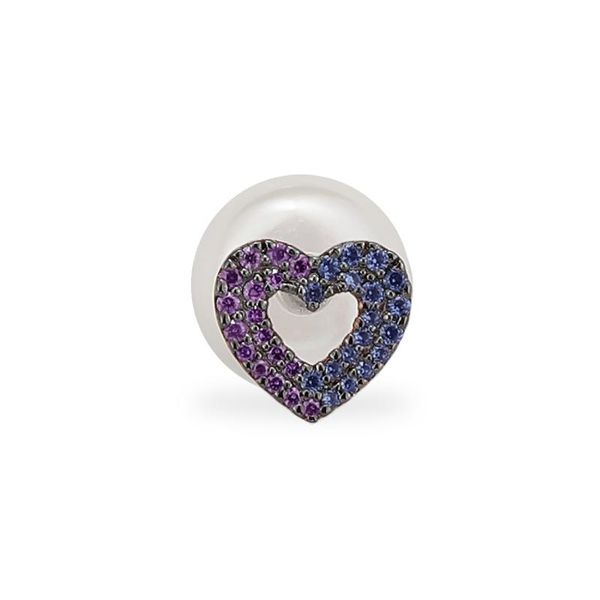 stud soelle fashion real 925 sterling silver purple and blue zircon mono lover heart underlobe earring with pearl 1pc for women, Golden;silver
stud soelle fashion real 925 sterling silver purple and blue zircon mono lover heart underlobe earring with pearl 1pc for women, Golden;silver