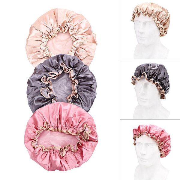 shower caps double layer waterproof cap elastic bath hat reusable bathroom products lovely thick women bathing hair cover
shower caps double layer waterproof cap elastic bath hat reusable bathroom products lovely thick women bathing hair cover