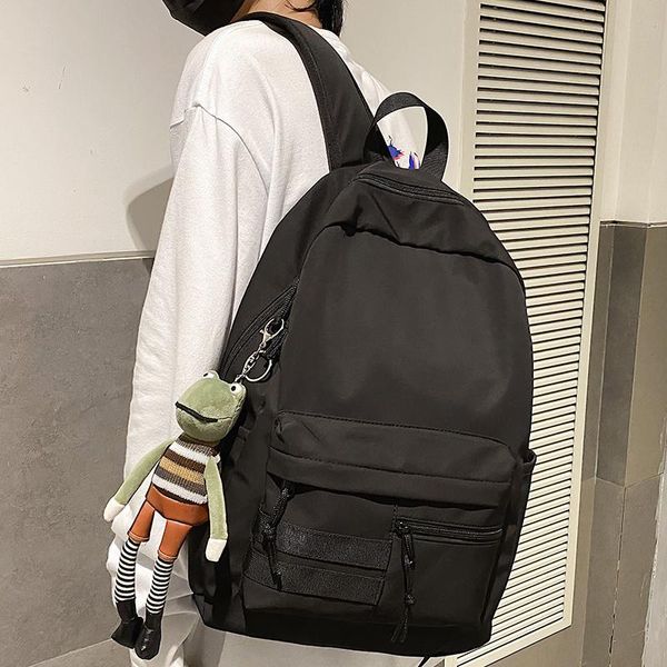 backpack male fashion portable duffel bag proof water nylon casual travel solid student 2021
backpack male fashion portable duffel bag proof water nylon casual travel solid student 2021